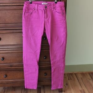 CAbi Bright Pink Skinny Jeans